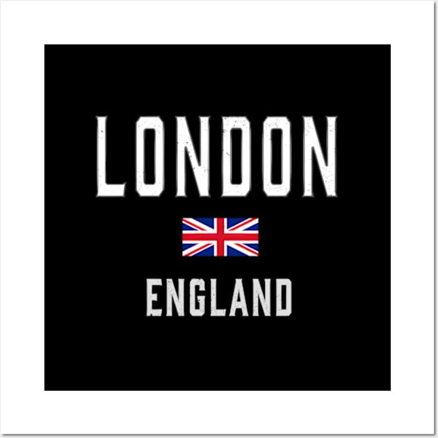 London England England Flag Wall Art by Sink-Lux